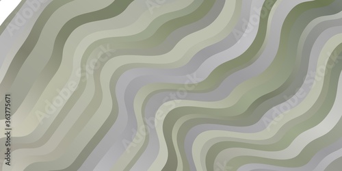 Light Gray vector pattern with curves. Brand new colorful illustration with bent lines. Template for cellphones.