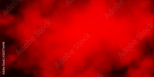 Dark Red vector texture with cloudy sky. Abstract illustration with colorful gradient clouds. Template for websites.