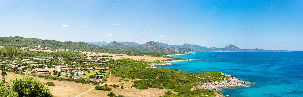 Sardinia Panoramic Landscape. Summer Concept.
