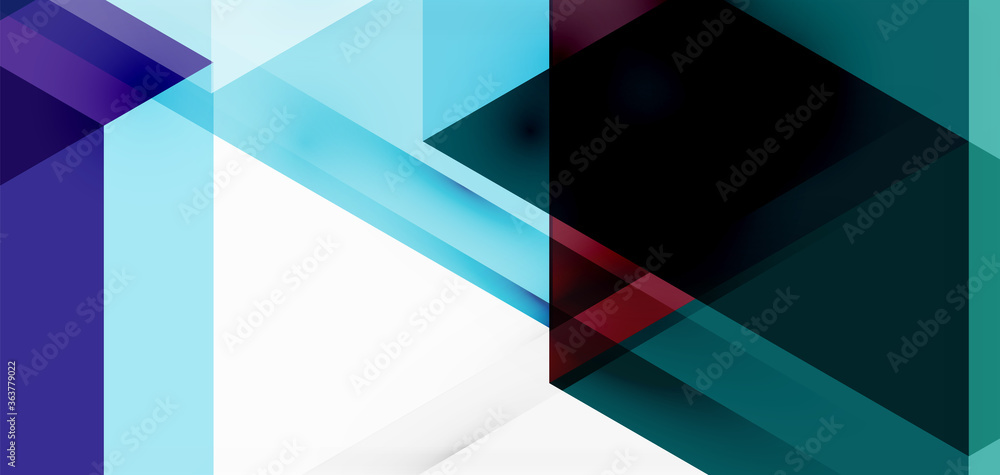 Geometric abstract background, mosaic triangle and hexagon shapes. Trendy abstract layout template for business or technology presentation, internet poster or web brochure cover, wallpaper Geometric abstract background, mosaic triangle and hexagon shapes. Trendy abstract layout template for business or technology presentation, internet poster or web brochure cover, wallpaper