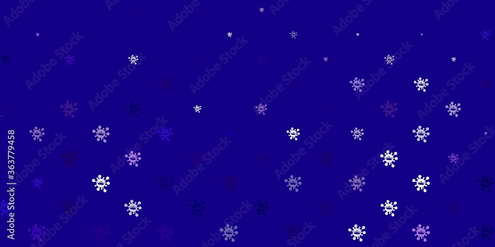 Light purple vector pattern with coronavirus elements. Light purple vector pattern with coronavirus elements.