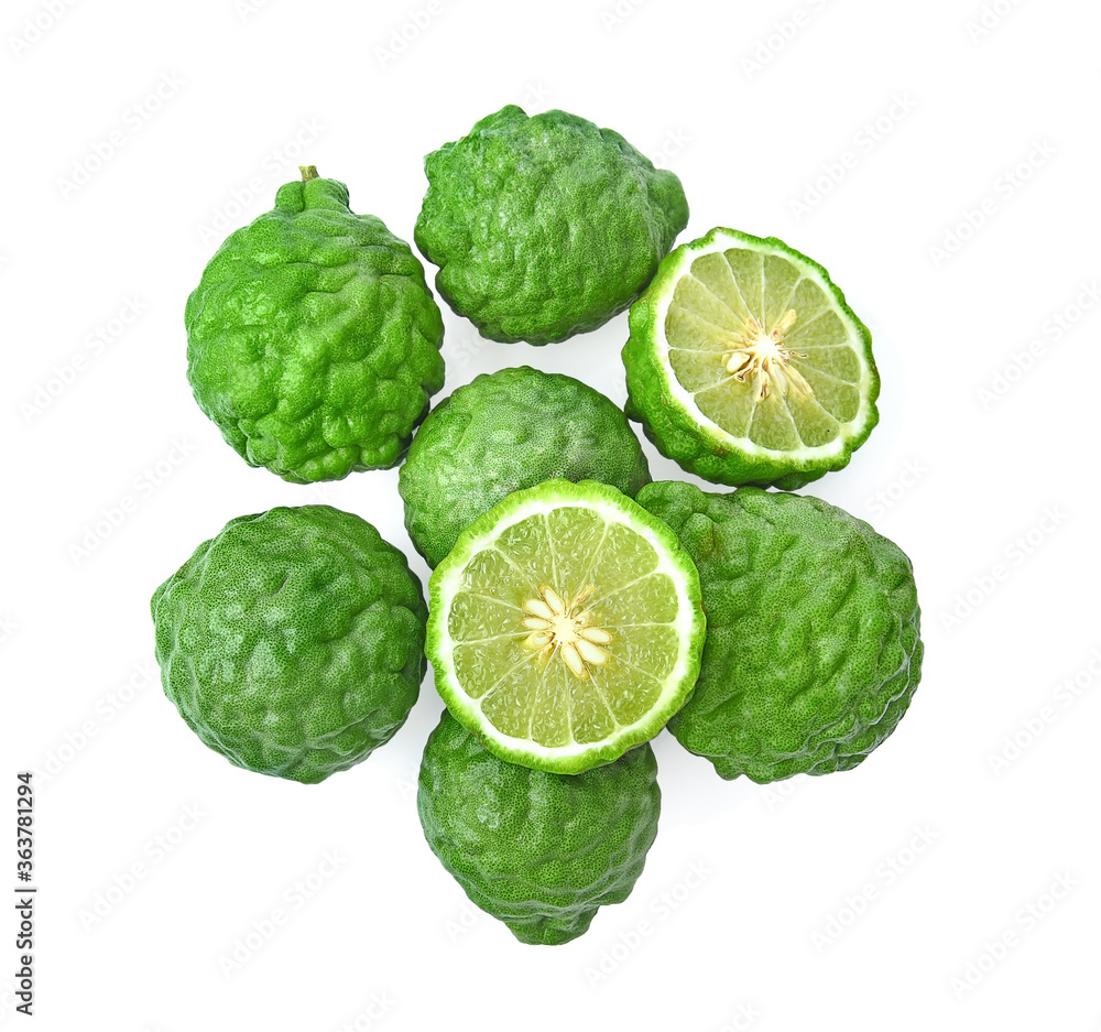 Bergamot isolated on white background Bergamot isolated on white background