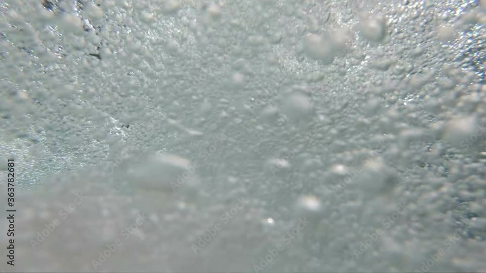Air bubbles underwater in slow motion 250fps Air bubbles underwater in slow motion 250fps
