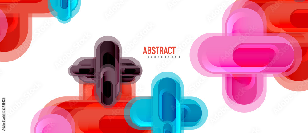 Modern vector glass cross shape abstract technology background for cover, placard, poster, banner or flyer Modern vector glass cross shape abstract technology background for cover, placard, poster, banner or flyer