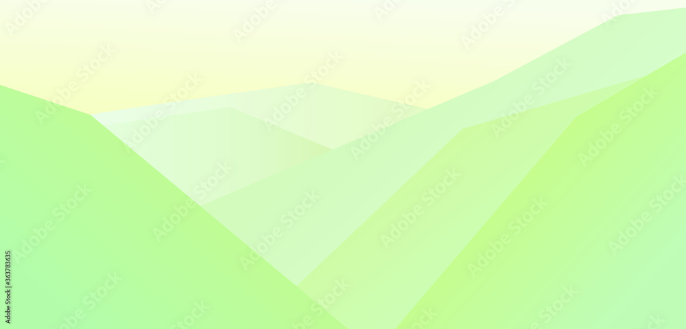 green mountain or hill lanscape background illustration vector