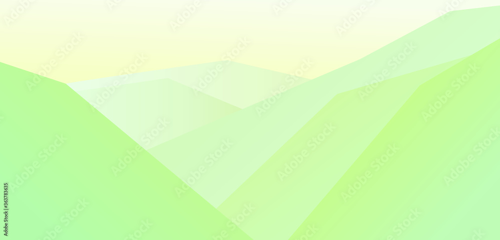 Obraz premium green mountain or hill lanscape background illustration vector