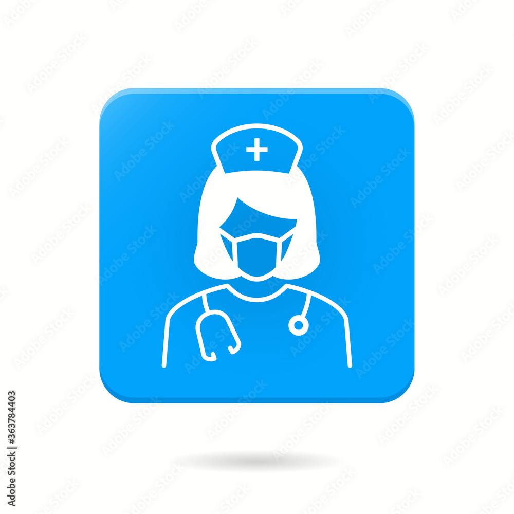 Doctor - vector icon. Illustration isolated. Simple pictogram. Doctor - vector icon. Illustration isolated. Simple pictogram.