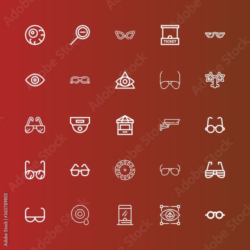 Editable 25 see icons for web and mobile