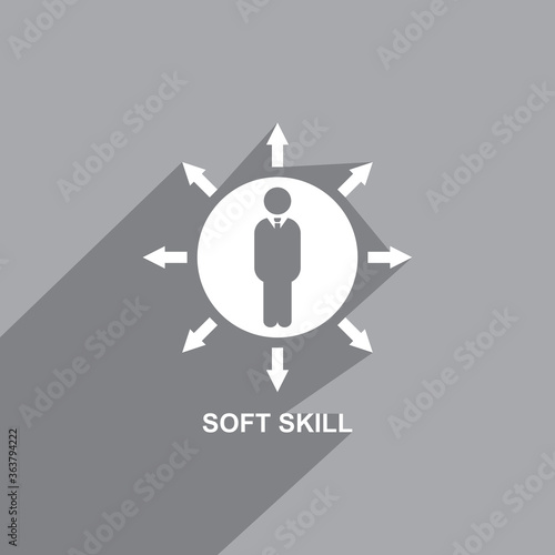 soft skill icon, Business icon vector