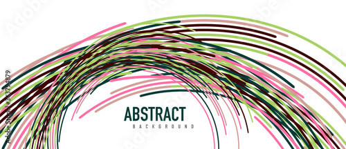 Аbstract moving colorful lines vector backgrounds for cover, placard, poster, banner or flyer