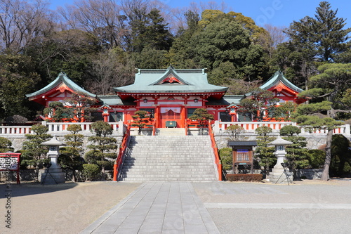 足利織姫神社の正面