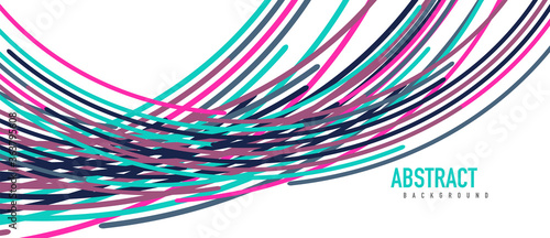 Аbstract moving colorful lines vector backgrounds for cover, placard, poster, banner or flyer
