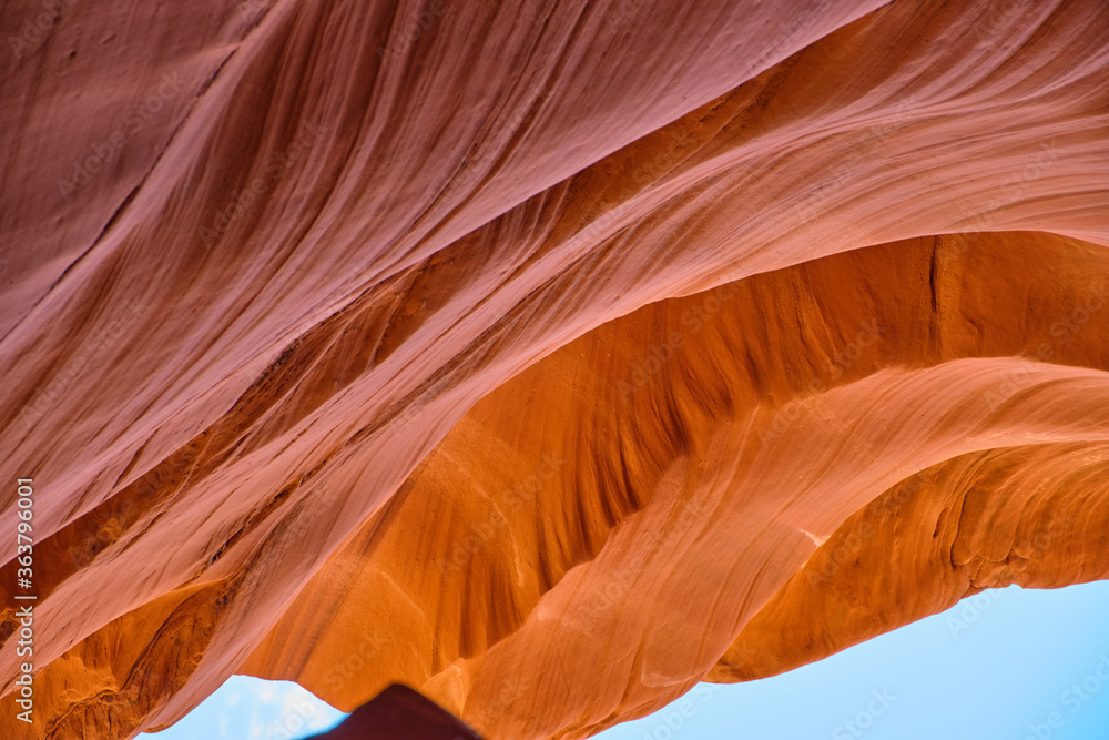 Obraz premium Antelope Canyon lights and rocks arizona usa