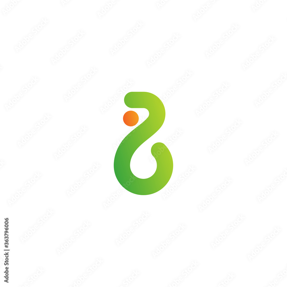 initial letter B logo, line art style design template initial letter B logo, line art style design template