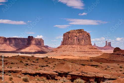 Landscape of Monument valley. Navajo tribal park  USA