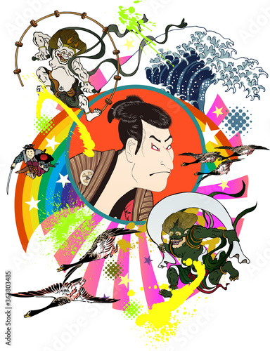 浮世絵　デザイン　その4