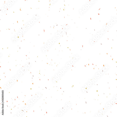 Terrazzo flooring textured surface modern abstract pattern. Vector seamless abstract repeat with chips of marble or granite in soft pastel  colors.