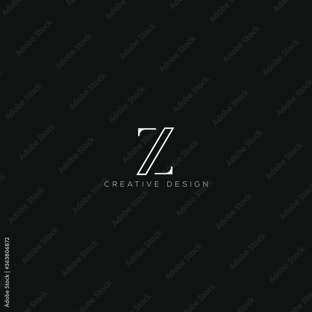 Alphabet letter icon logo Z minimal logo.
Alphabet letter icon logo Z minimal logo.