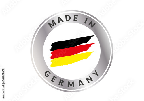 Made in Germany Siegel Button Icon