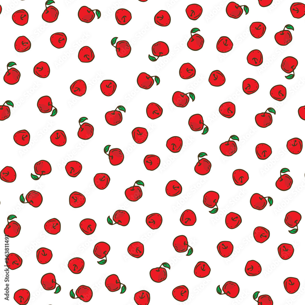 Apple Seamless Pattern Apple Seamless Pattern