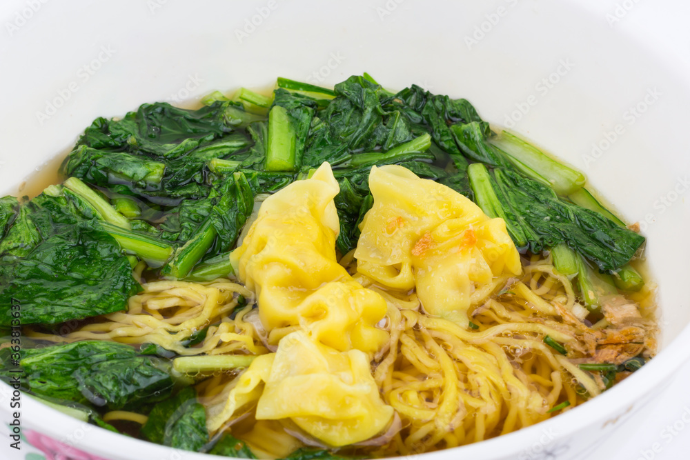 Asian wonton soup Asian wonton soup