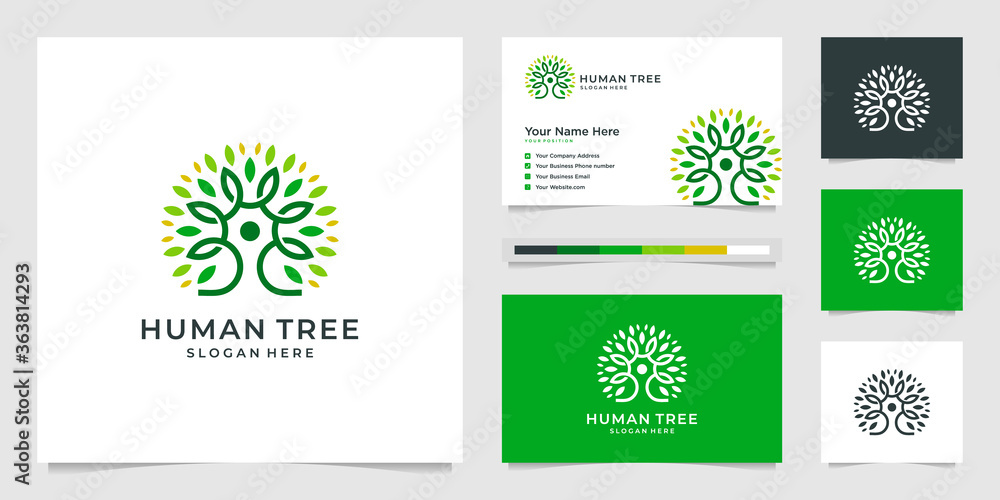 human tree logo design line environmentally friendly people. premium logo designs and business cards. human tree logo design line environmentally friendly people. premium logo designs and business cards.