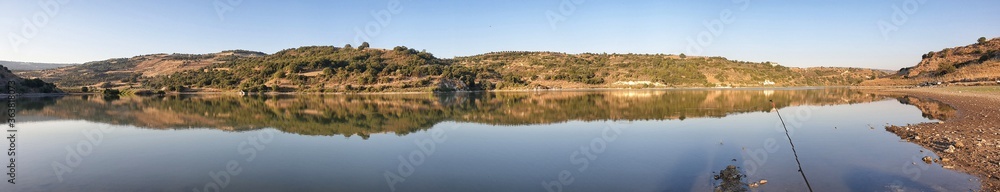 Panorama view of the lake