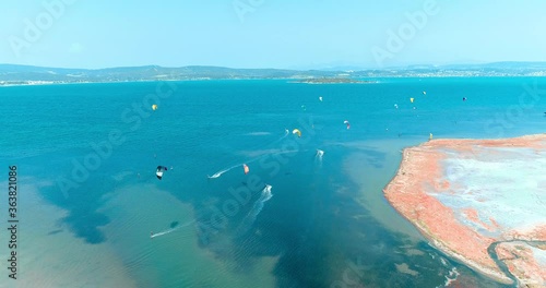view of island and boats