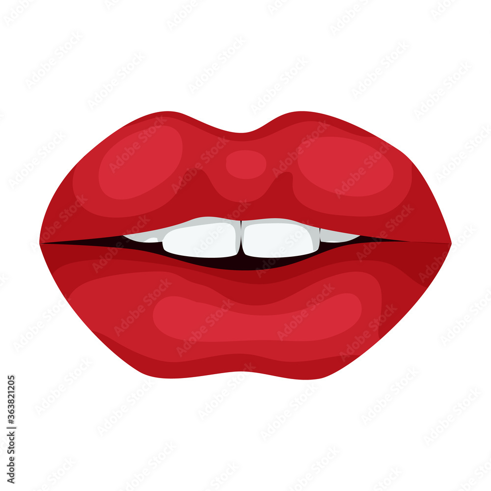 Female lip vector icon.Cartoon vector icon isolated on white background female lip. Female lip vector icon.Cartoon vector icon isolated on white background female lip.