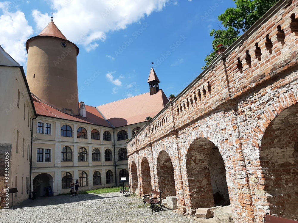 Veverí Castle in Czech republic