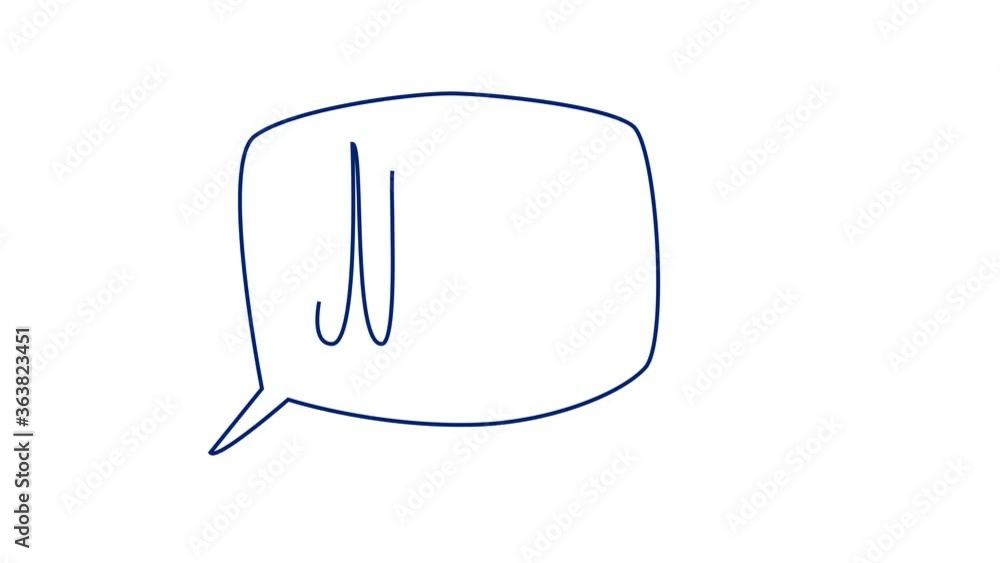 Self drawing animation of word NOPE. Negative response, nope, failure, denial concept, reaction. Message, chat bubble. White background.
Self drawing animation of word NOPE. Negative response, nope, failure, denial concept, reaction. Message, chat bubble. White background.