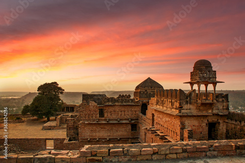 Chanderi Fort (Kirti Durg), Chanderi, Madhya Pradesh, India.