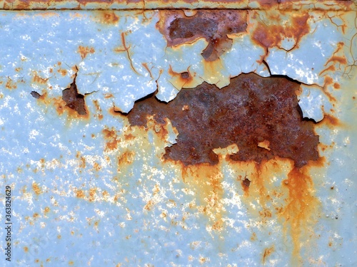 Old paint and rusty metal