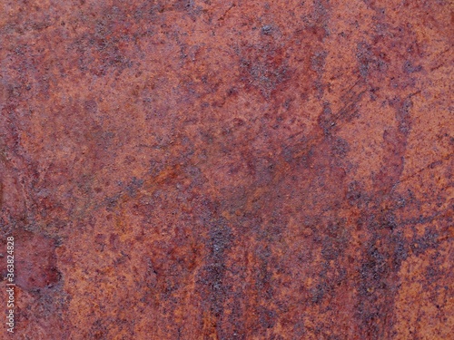 Rusty metal sheet with texture
