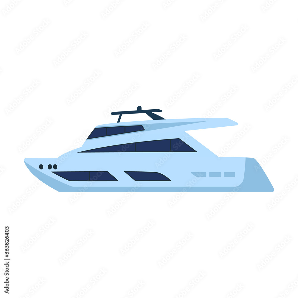 Yacht vector icon.Cartoon vector icon isolated on white background yacht. Yacht vector icon.Cartoon vector icon isolated on white background yacht.