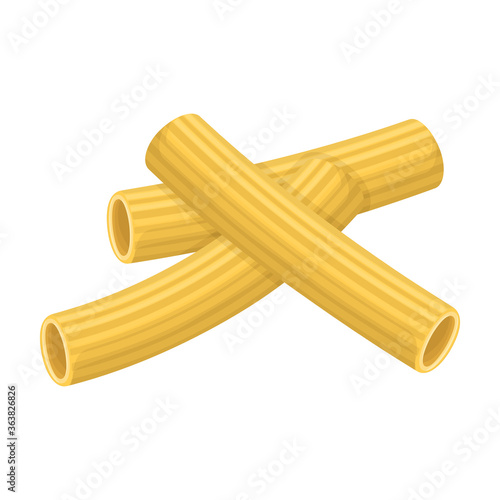 Pasta of italian cartoon vector icon.Cartoon vector illustration pasta and spaghetti,. Isolated illustration of italian food icon on white background.