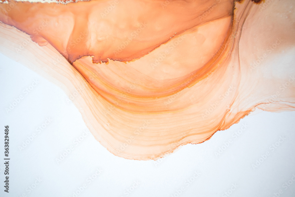 Alcohol ink. Style incorporates the swirls of marble or the ripples of agate.  Abstract painting, can be used as a trendy background for wallpapers, posters, cards, invitations, websites.