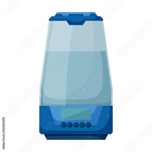 Humidifier vector icon.Cartoon vector icon isolated on white background humidifier.