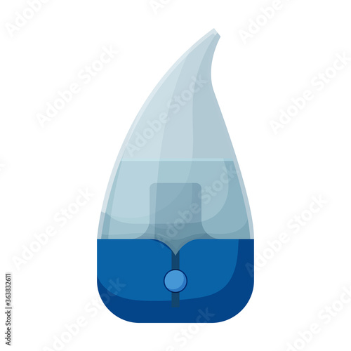 Humidifier vector icon.Cartoon vector icon isolated on white background humidifier.