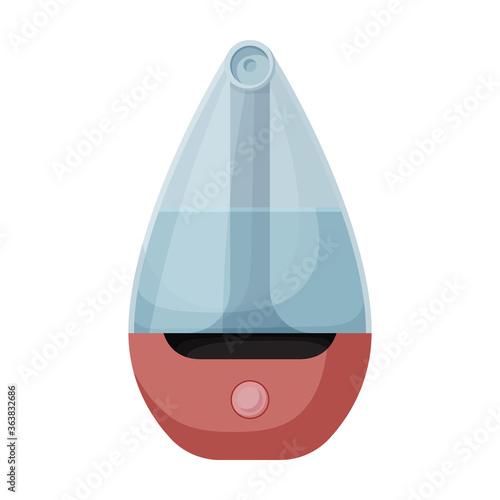 Humidifier vector icon.Cartoon vector icon isolated on white background humidifier.