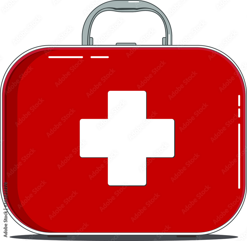 Fototapeta premium first aid kit icon