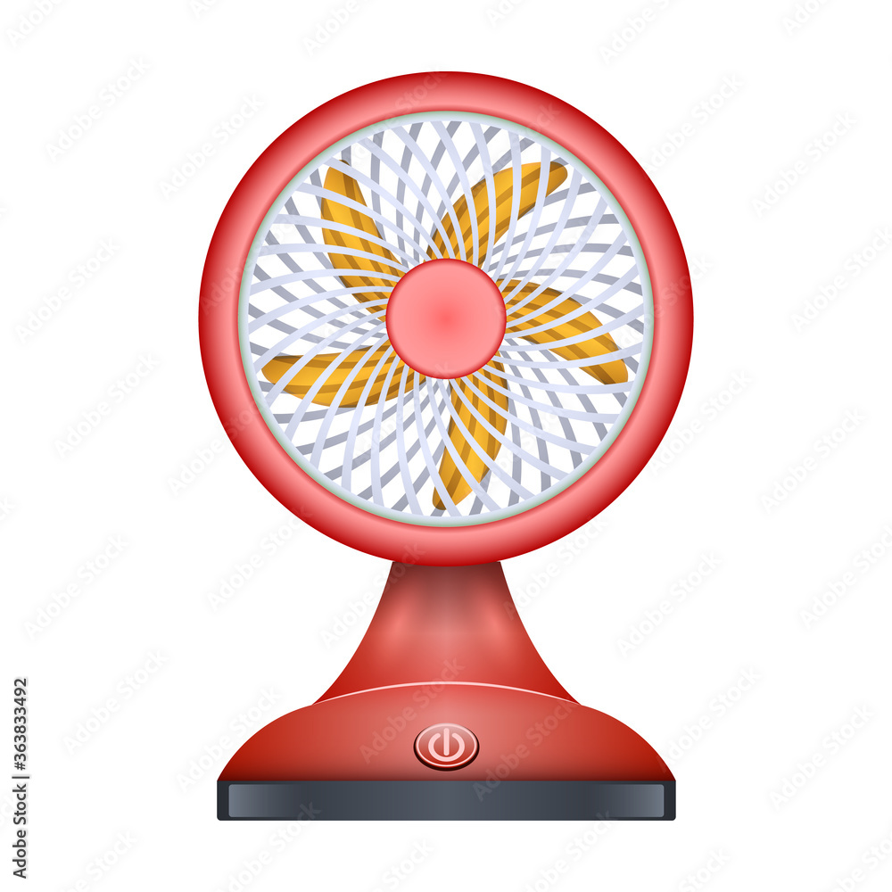 Fan vector icon.Realistic vector icon isolated on white background fan. Fan vector icon.Realistic vector icon isolated on white background fan.