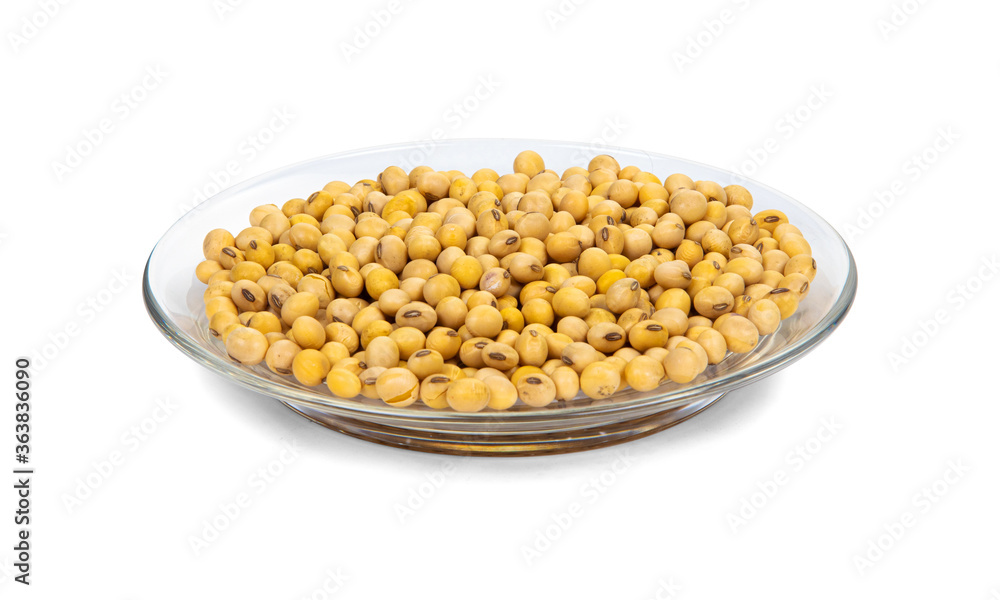 soy beans isolated on white background soy beans isolated on white background