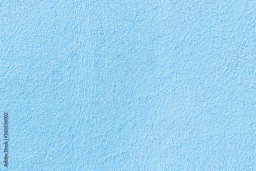Blue stucco texture. Designer interior background. Abstract architectural surface.