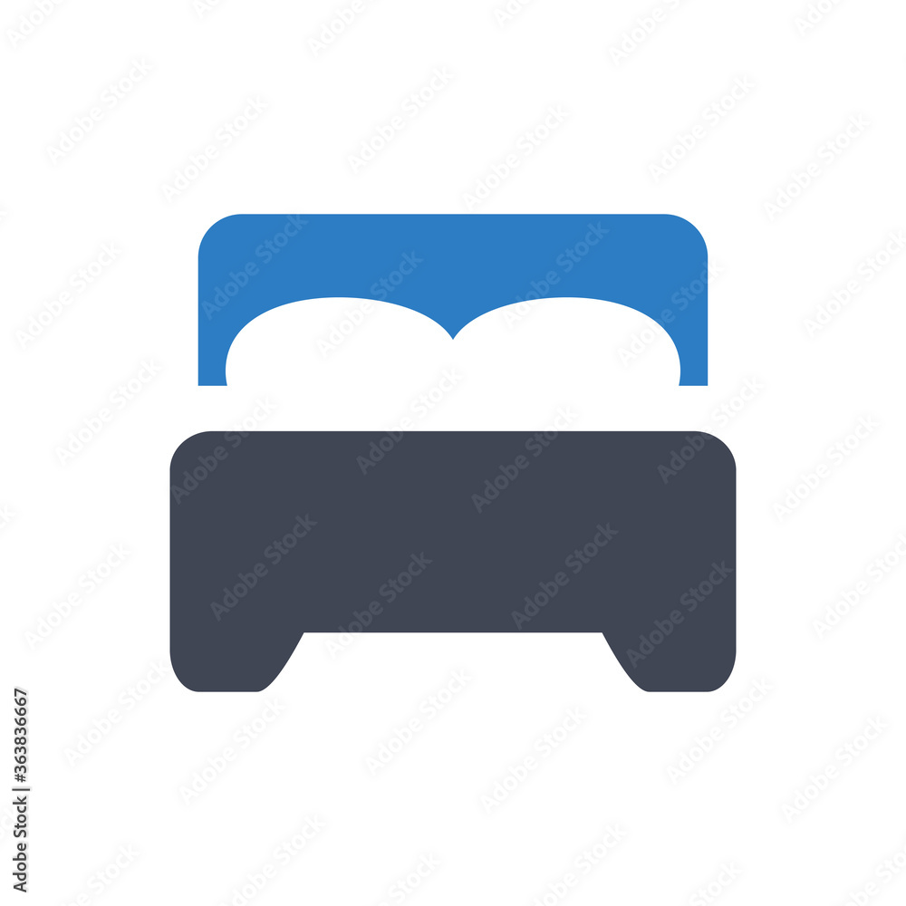 Double bed icon Double bed icon
