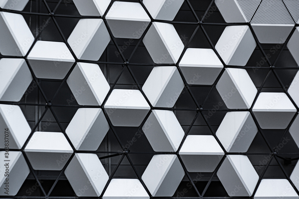 Fototapeta premium abstract building with a texture background