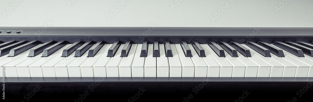 Modern Black and White Digital piano Modern Black and White Digital piano