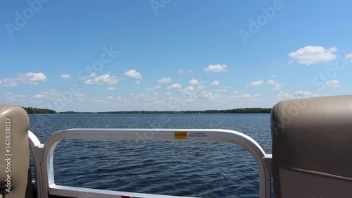 Boating On A Beautiful Day In Kawartha Lakes During Summer In Ontario, Canada. - wide shot photo