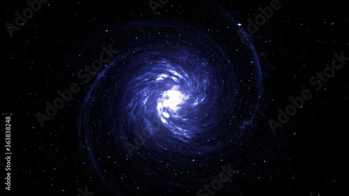Spiral Galaxy in deep spcae