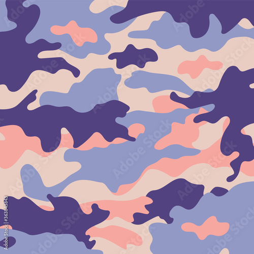 Colorful military summer purple pink background